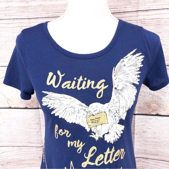 Wizarding World Harry Potter Waiting for my letter from Hogwarts Girls sz XL - Picture 3 of 10